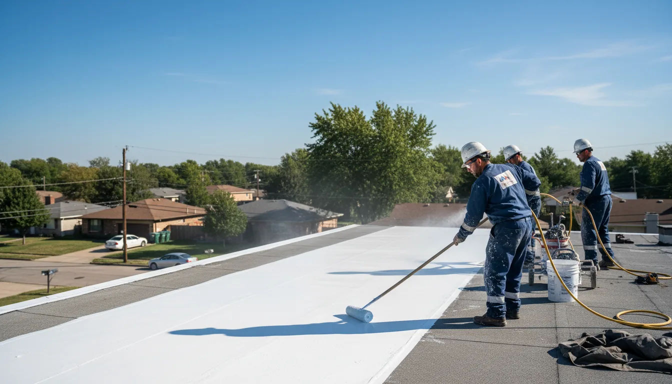Commercial roof coating in Fall Creek, OR near me